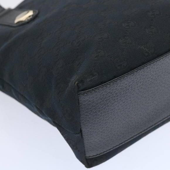 GUCCI GG Canvas Hand Bag Black 153361 Auth 66928 - Picture 9 of 16